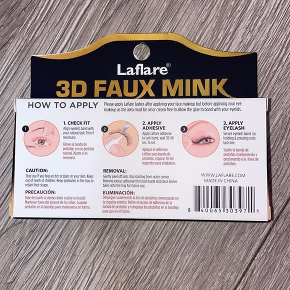 LaFlare 3D FAUX MINK LASHES - Picture 2 of 2